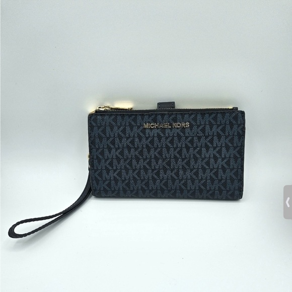 Michael Kors Jet Set Travel Lg Double Zip Wristlet - Picture 3 of 4